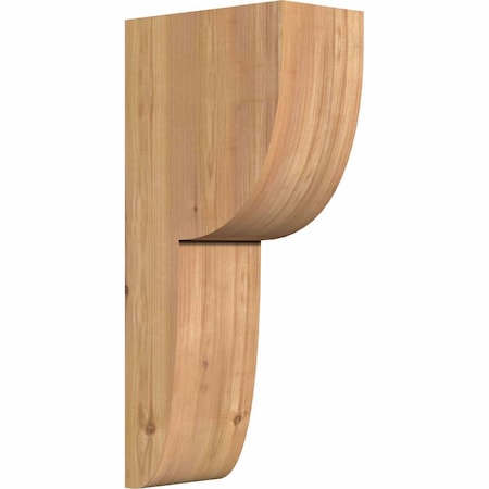 Ekena Millwork Crestline Smooth Corbel, Western Red Cedar, 5 1/2"W x 10"D x 22"H COR06X10X22CRE00SWR